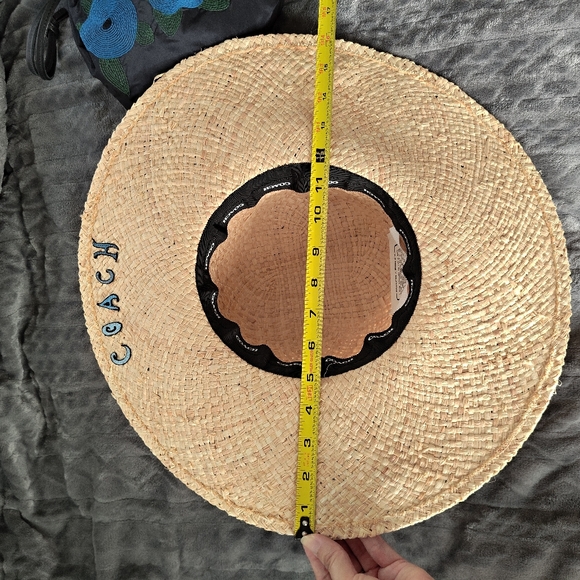 Coach X Observed By Us Embroidered Straw Hat - Picture 11 of 12